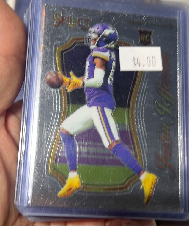 2020 Panini Select Certified Rookies #SCR-9 Justin Jefferson — front