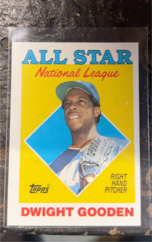 1988 Topps #405 Dwight Gooden — front