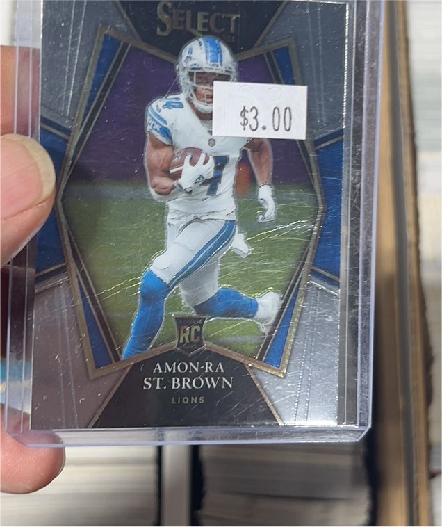 2021 Panini Select Premier Level #173 Amon-Ra St. Brown — front