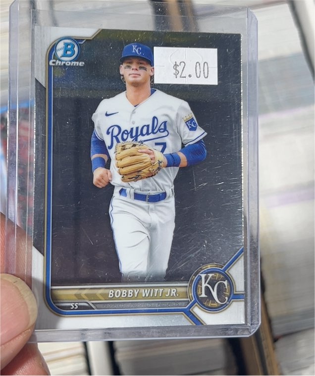 2022 Bowman Chrome Prospects #BCP-146 Bobby Witt Jr. — front