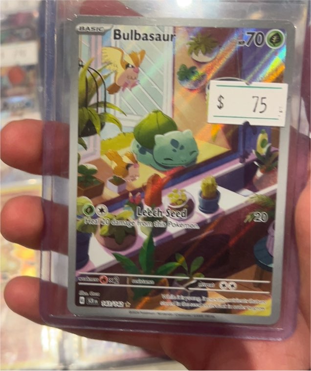 2023 Pokémon SV07: Stellar Crown #143/142 Bulbasaur — front
