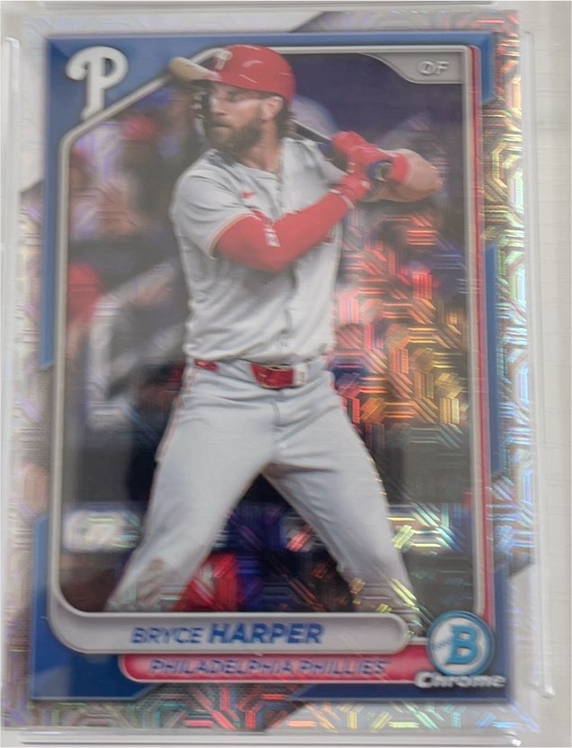 2024 Bowman Chrome #40 Bryce Harper — front