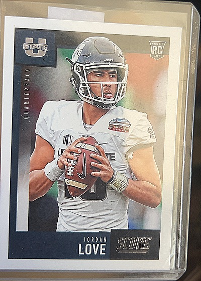 2020 Panini Score #361 Jordan Love — front
