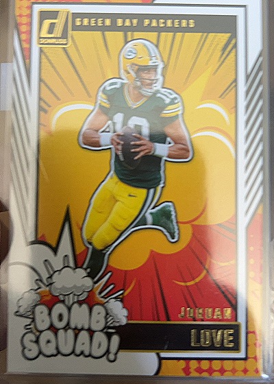 2024 Panini Donruss #10 Jordan Love Bomb Squad — front