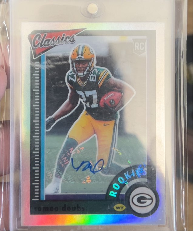 2022 Panini Classics #179 Romeo Doubs — front