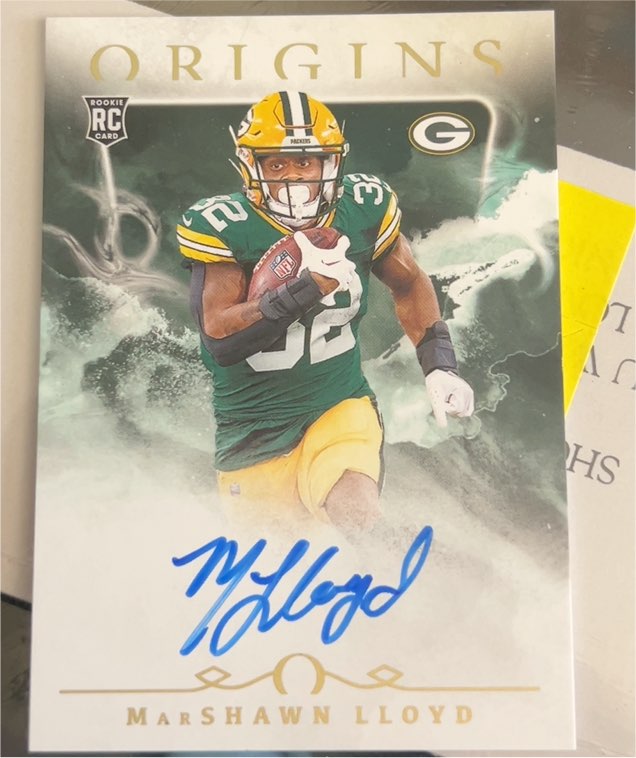 2024 Panini Origins #RAU-MLL MarShawn Lloyd — front