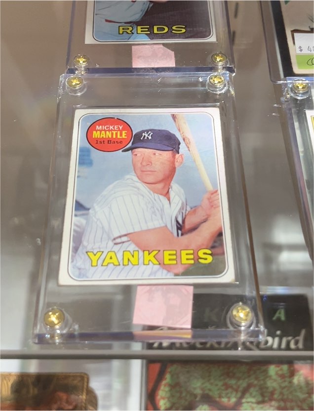 1969 Topps #500 Mickey Mantle — front