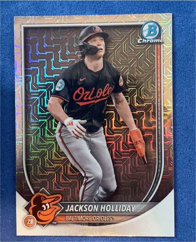 2025 Bowman Chrome #77 Jackson Holliday — front