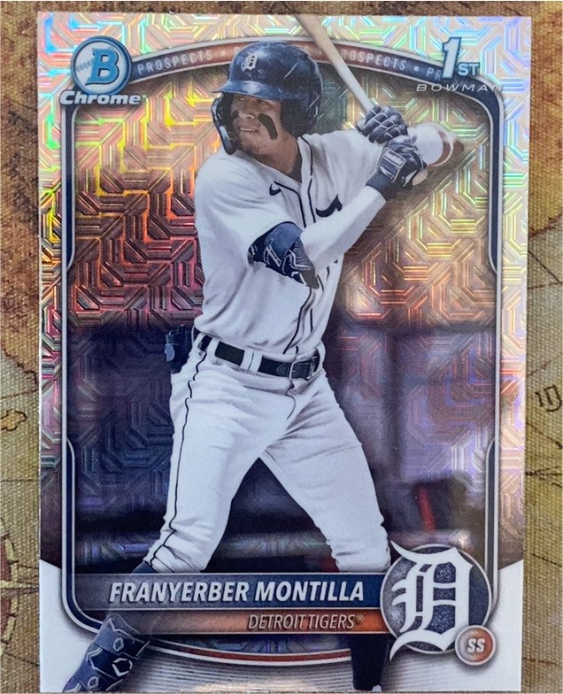 2025 Bowman Chrome #BCP-5 Franyerber Montilla — front
