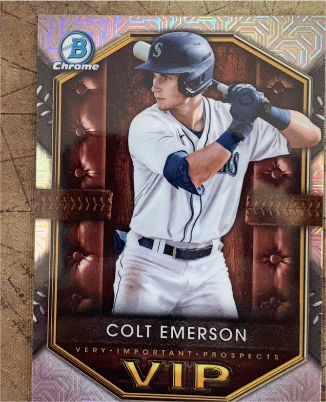 2025 Bowman Chrome #VIP-13 Colt Emerson — front