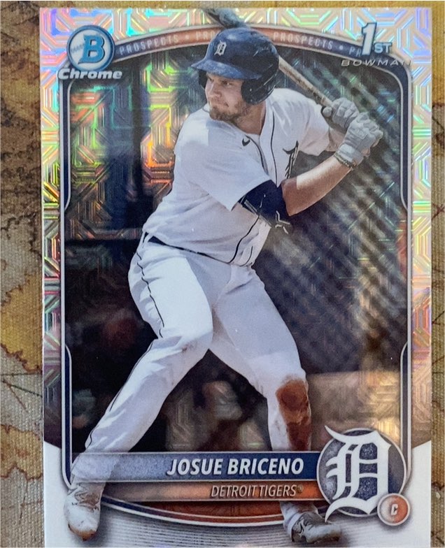 2025 Bowman Chrome #BCP-13 Josue Briceno — front