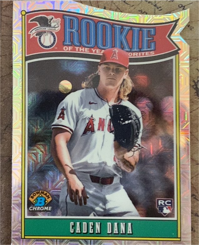 2025 Bowman Chrome #ROY-7 Caden Dana — front