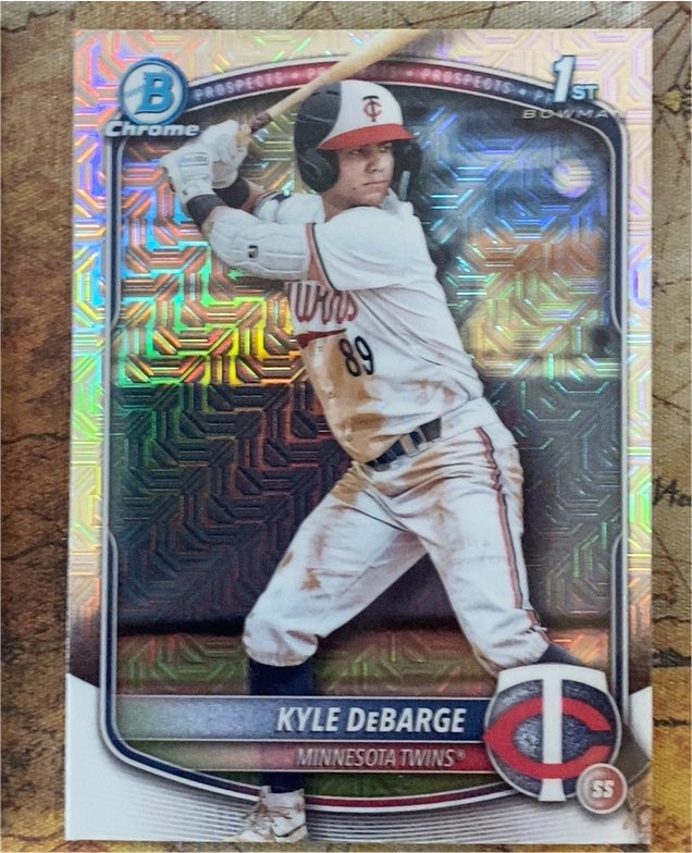 2025 Bowman Chrome Prospects #BCP-139 Kyle DeBarge — front