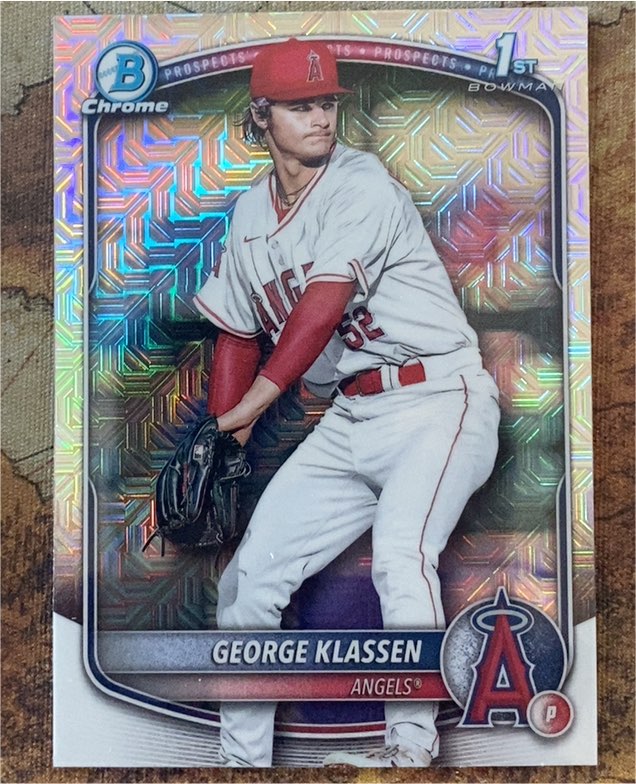 2025 Bowman Chrome #BCP-63 George Klassen — front