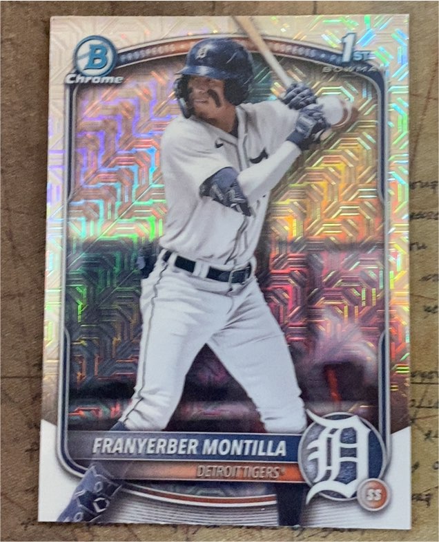 2025 Bowman Chrome #BCP-5 Franyerber Montilla — front