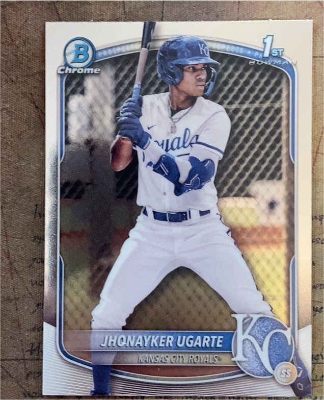 2025 Bowman Chrome #BCP-123 Jhonayker Ugarte — front