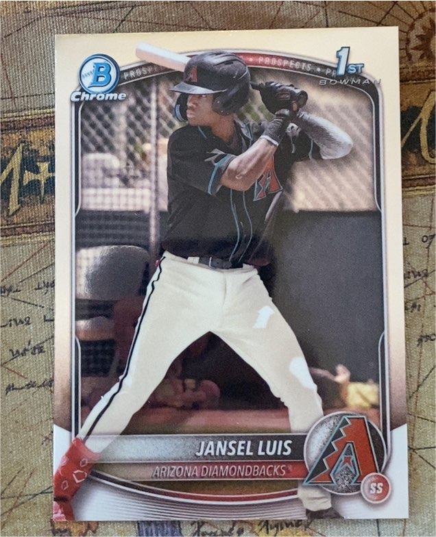 2025 Bowman Chrome Prospects #BCP-84 Jansel Luis — front