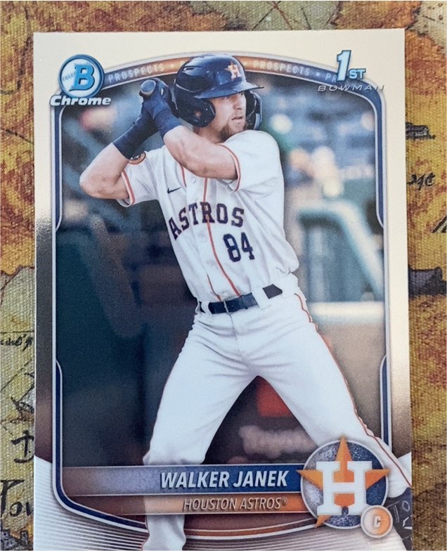 2025 Bowman Chrome #BCP-15 Walker Janek — front