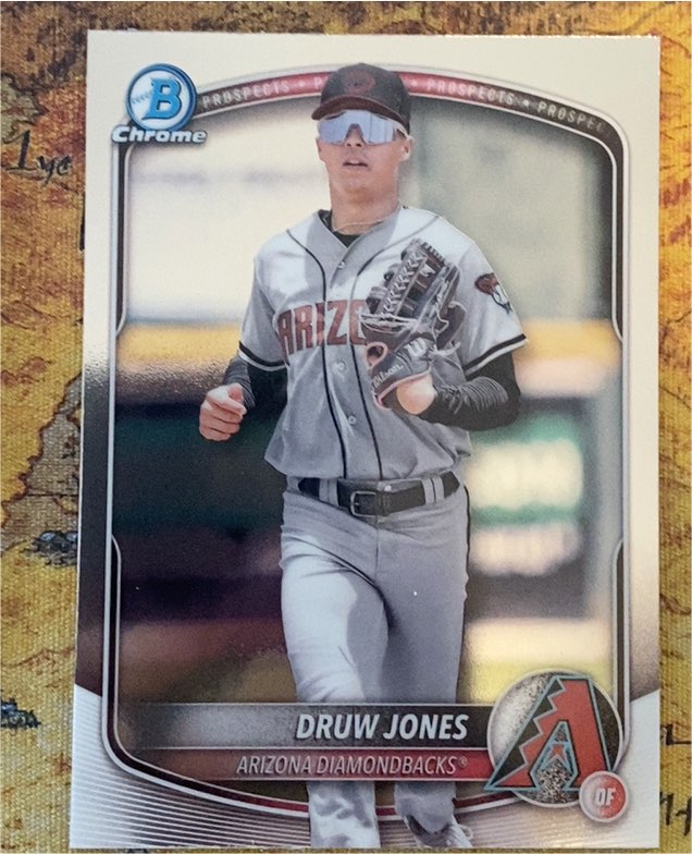 2025 Bowman Chrome Prospects #BCP-138 Druw Jones — front