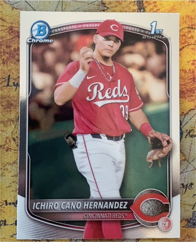 2025 Bowman Chrome #BCP-18 Ichiro Cano Hernandez — front