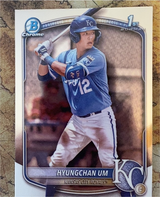 2025 Bowman Chrome Prospects #BCP-119 Hyungchan Um — front