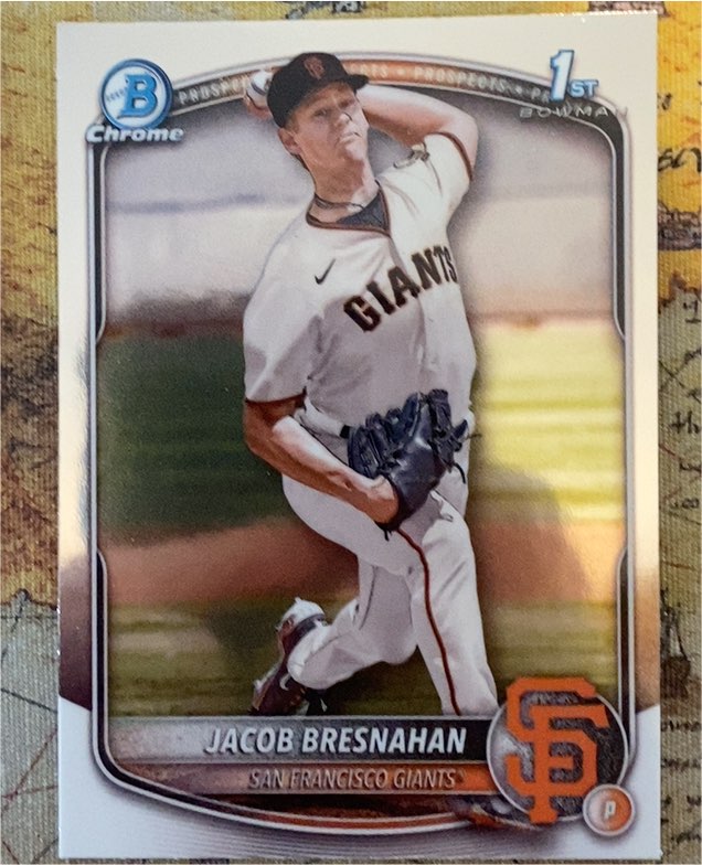 2025 Bowman Chrome Prospects #BCP-53 Jacob Bresnahan — front