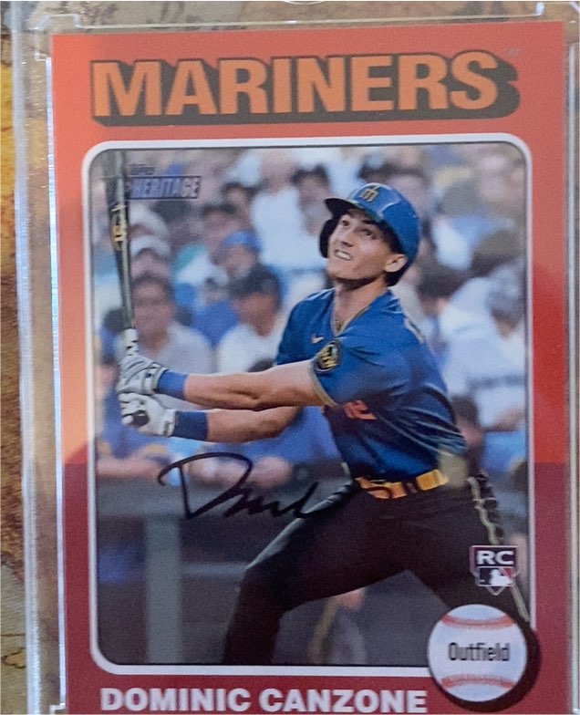 2024 Topps Heritage #426 Dominic Canzone — front