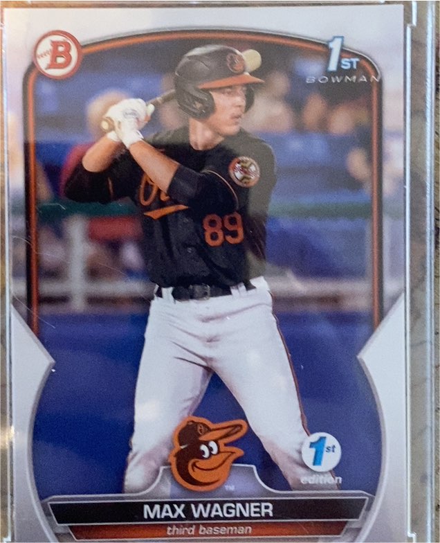 2023 Bowman 1st Edition #BP-8 Max Wagner — front