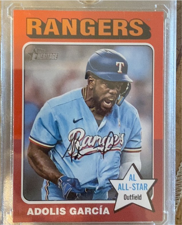 2024 Topps Heritage #86 Adolis García — front