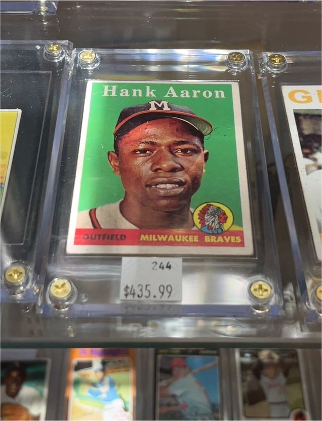 1958 Topps #30 Hank Aaron — front