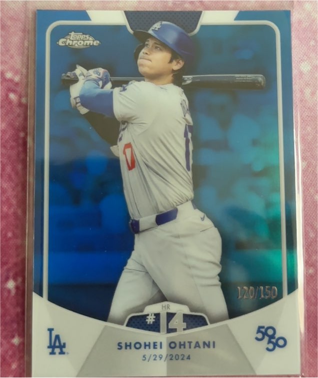 2024 Topps Chrome 50/50 #27 Shohei Ohtani — front