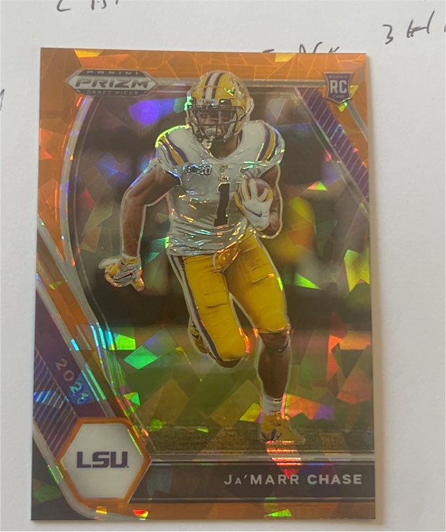 2021 Panini Prizm Draft Picks #112 Ja'Marr Chase — front