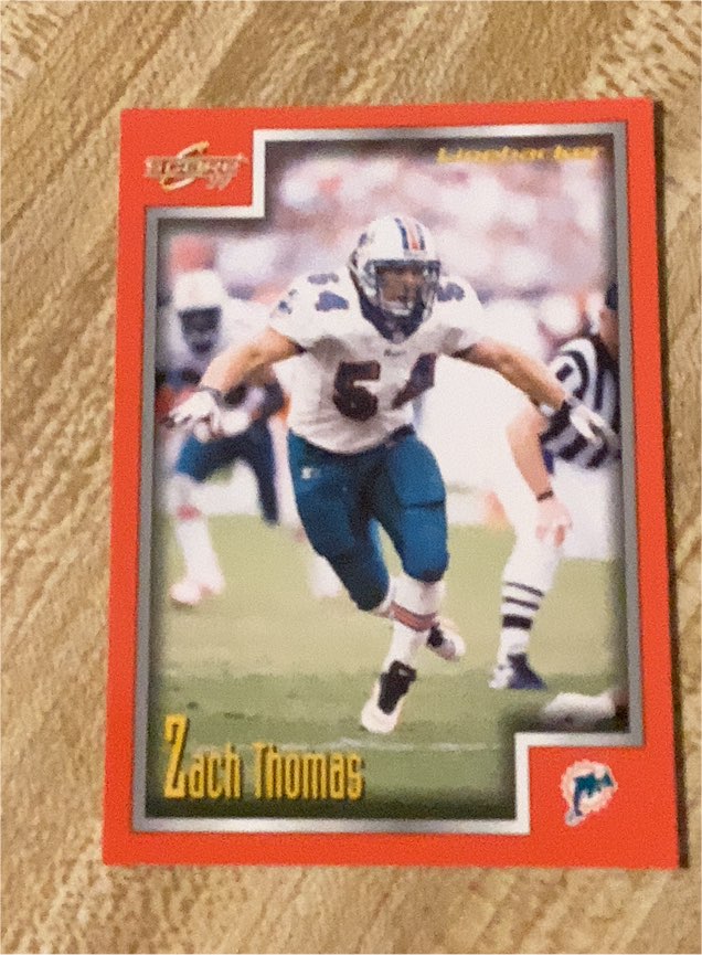 1999 Score #153 Zach Thomas — front