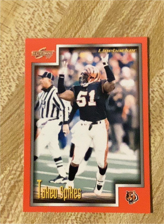 1992 Topps # Takeo Spikes — front