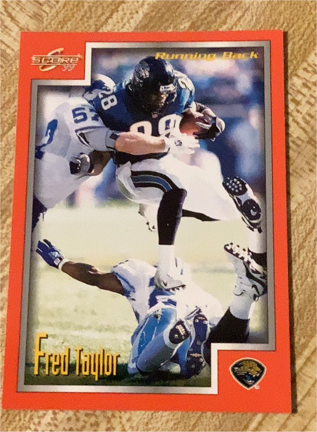 1999 Score #128 Fred Taylor — front