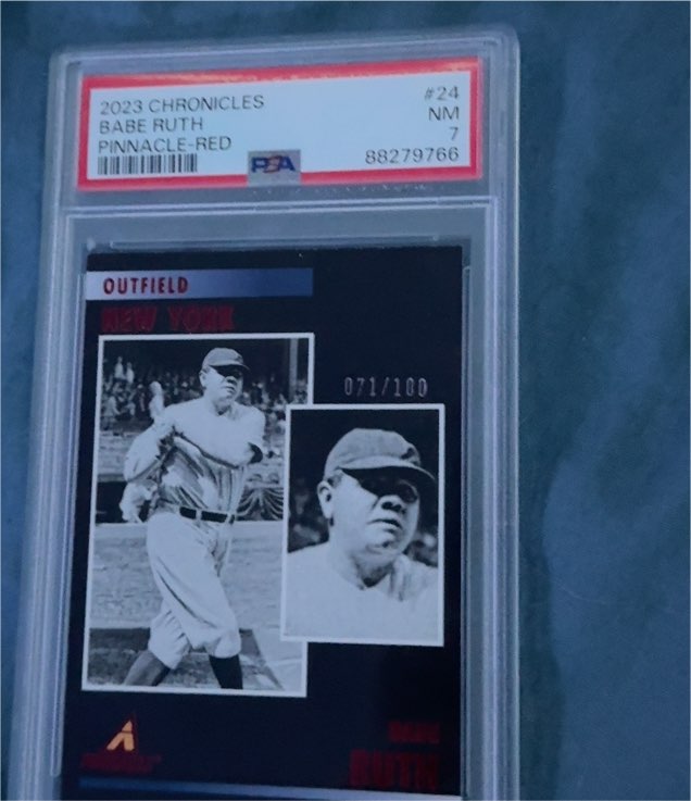 2023 Panini Chronicles Pinnacle #24 Babe Ruth — front