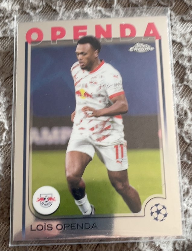 2024-25 Topps Chrome UEFA Club Competitions #20 Loïs Openda — front