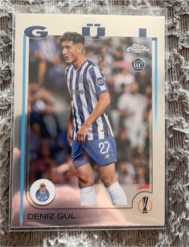 2024-25 Topps Chrome UEFA Club Competitions #117 Deniz Gül — front