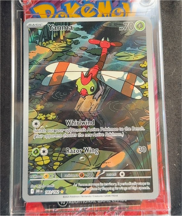 2025 Pokemon Destined Rivals #183 Yanma — front