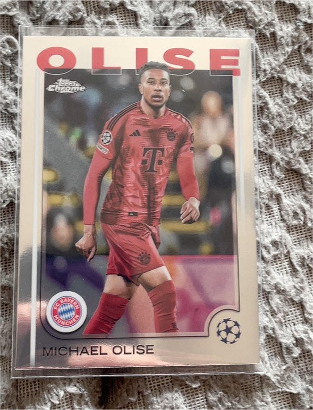 2024-25 Topps Chrome UEFA Club Competitions #81 Michael Olise — front