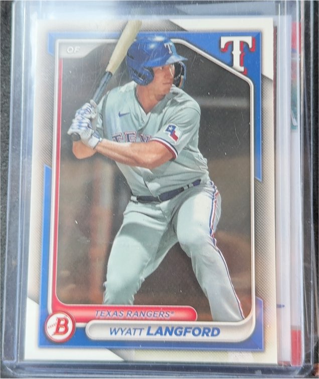 2024 Bowman #BP-64 Wyatt Langford — front