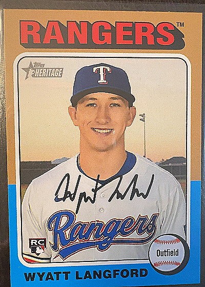 2024 Topps Heritage High Number #581 Wyatt Langford — front