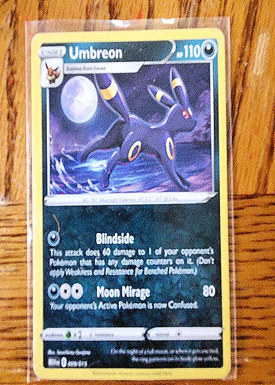 2025 McDonald's Dragon Discovery #009 Umbreon — front