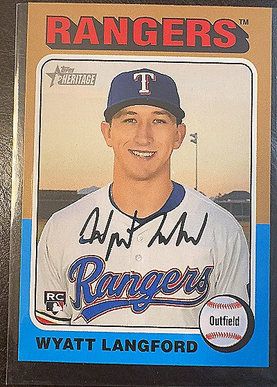 2024 Topps Heritage High Number #581 Wyatt Langford — front