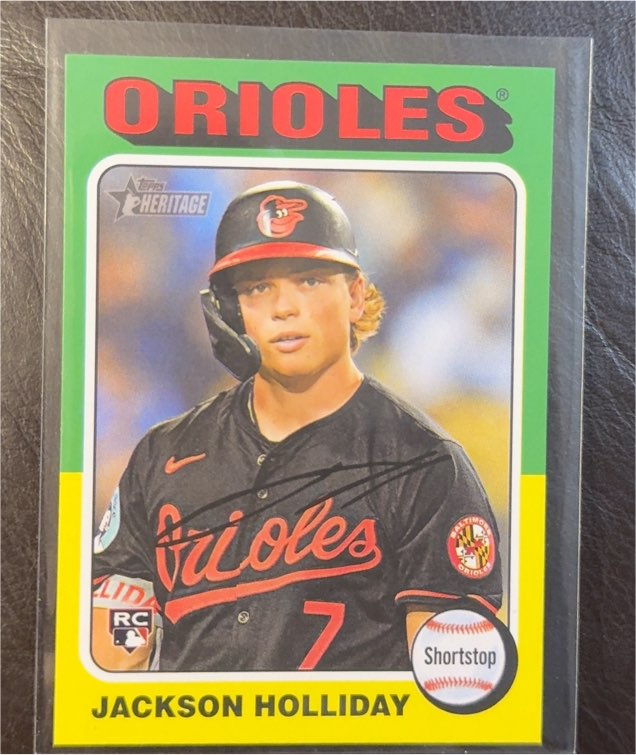 2024 Topps Heritage High Number #692 Jackson Holliday — front