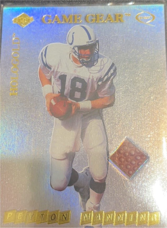 1999 Collector's Edge Game Gear #PM Peyton Manning — front