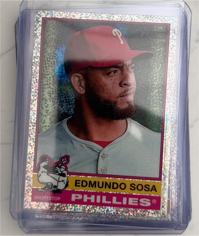 2025 Topps Heritage #250 Edmundo Sosa — front