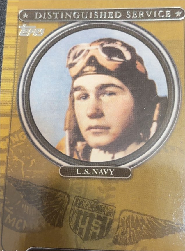 2007 Topps Distinguished Service #DS28 George Bush — front