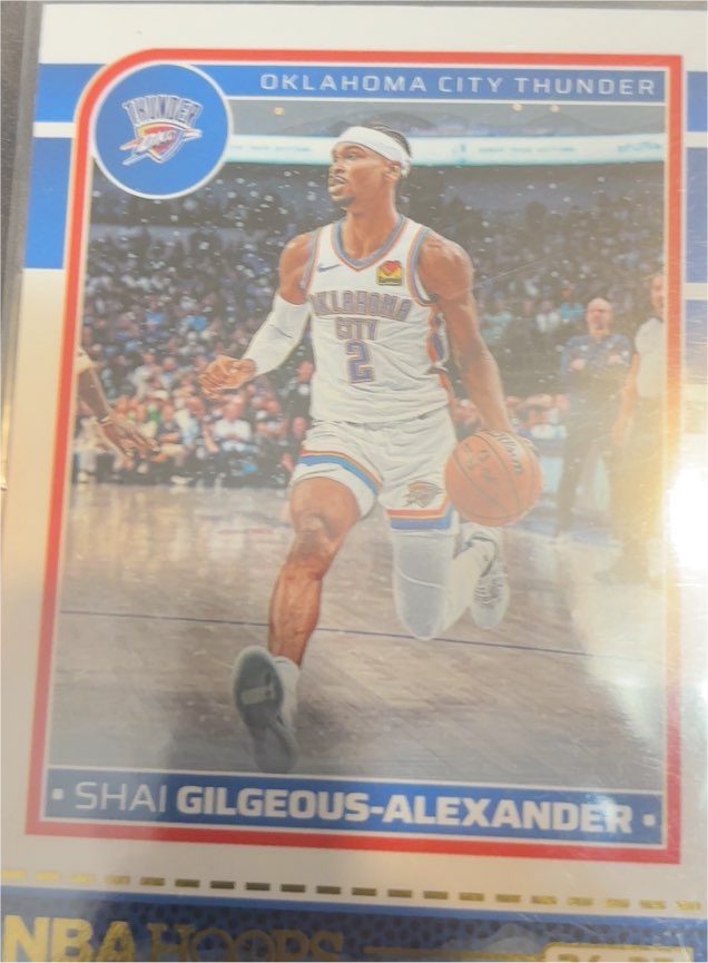 2024-25 Panini Hoops #126 Shai Gilgeous-Alexander — front