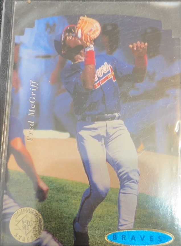 1995 SP Championship #23 Fred McGriff — front